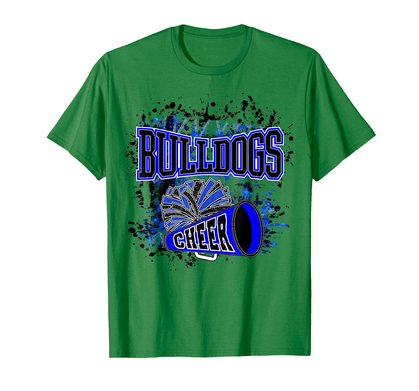 Go Bulldogs Cheer Women Bulldogs Girls School Spirit T-Shirt