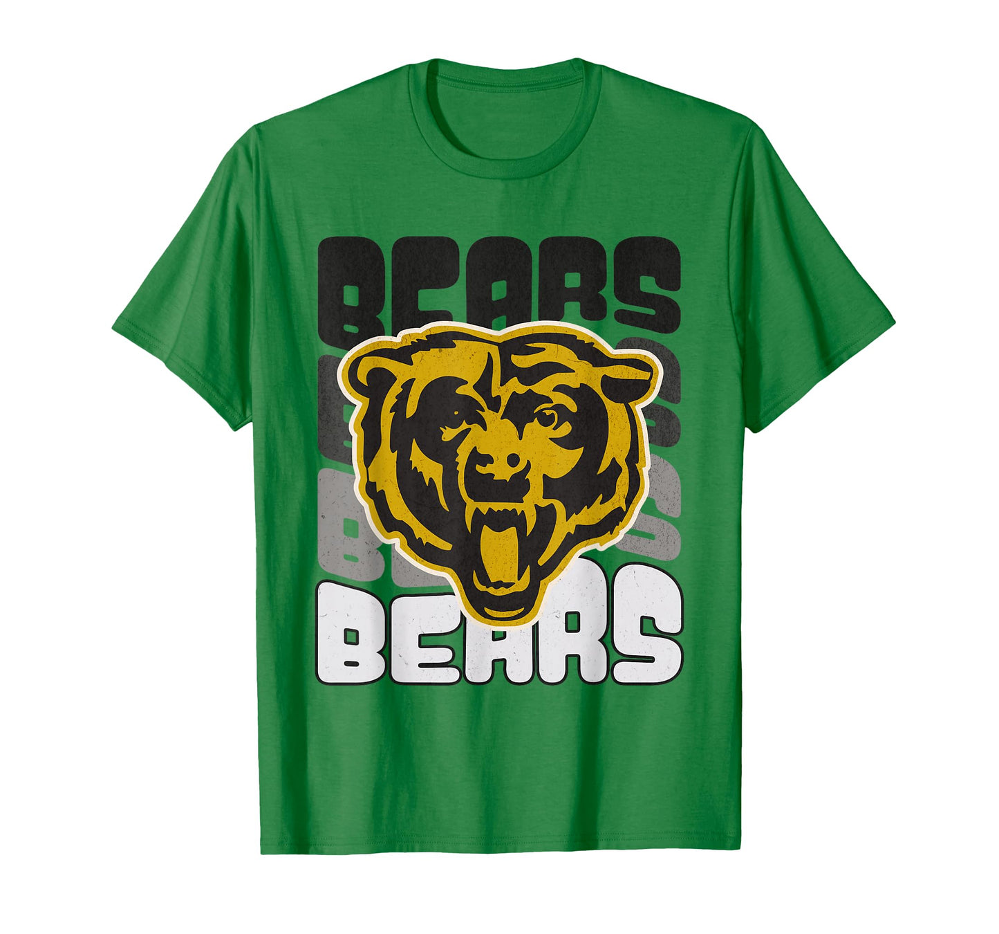 Bear Mascot School Spirit Sports Team Logo Mom Football Game T-Shirt