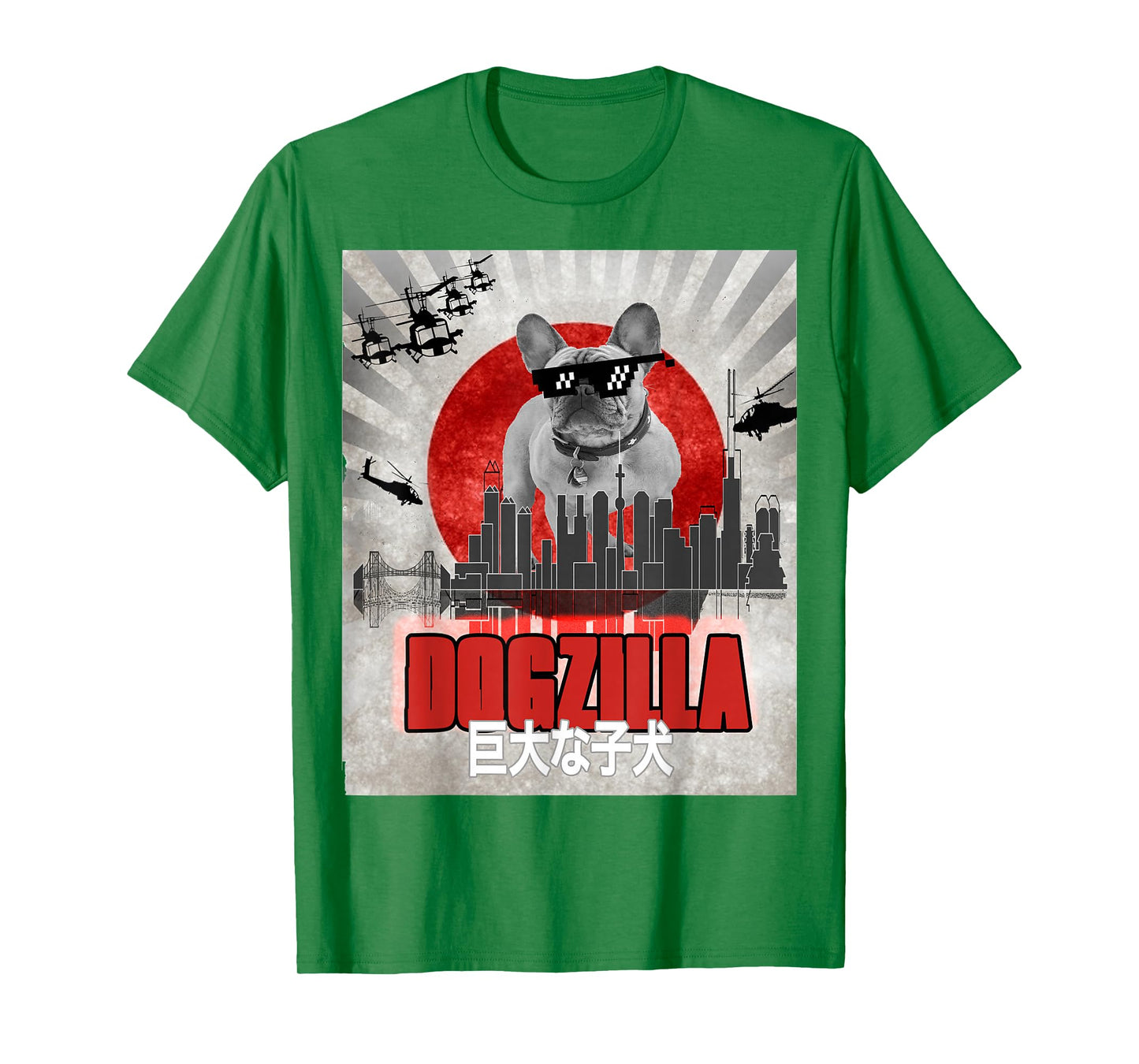 Dog Zilla French Bulldog Dogzilla Puppy Tokyo T Shirt T-Shirt