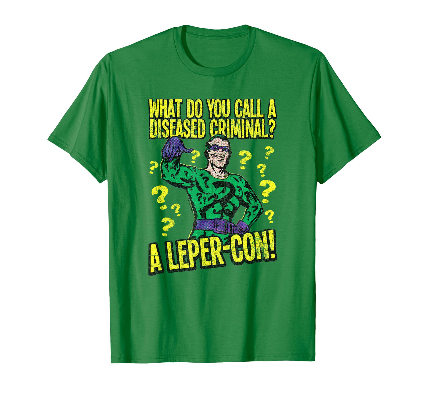 Batman Riddler Diseased Criminal T Shirt T-Shirt
