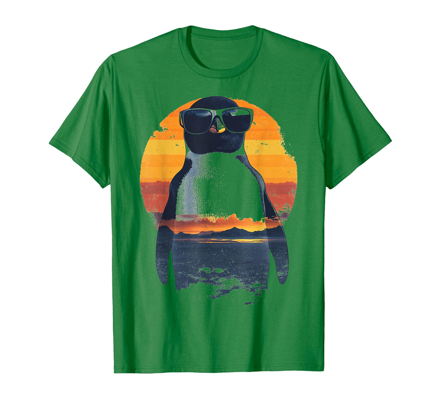 Hawaiian Penguin with Sunglasses T-Shirt
