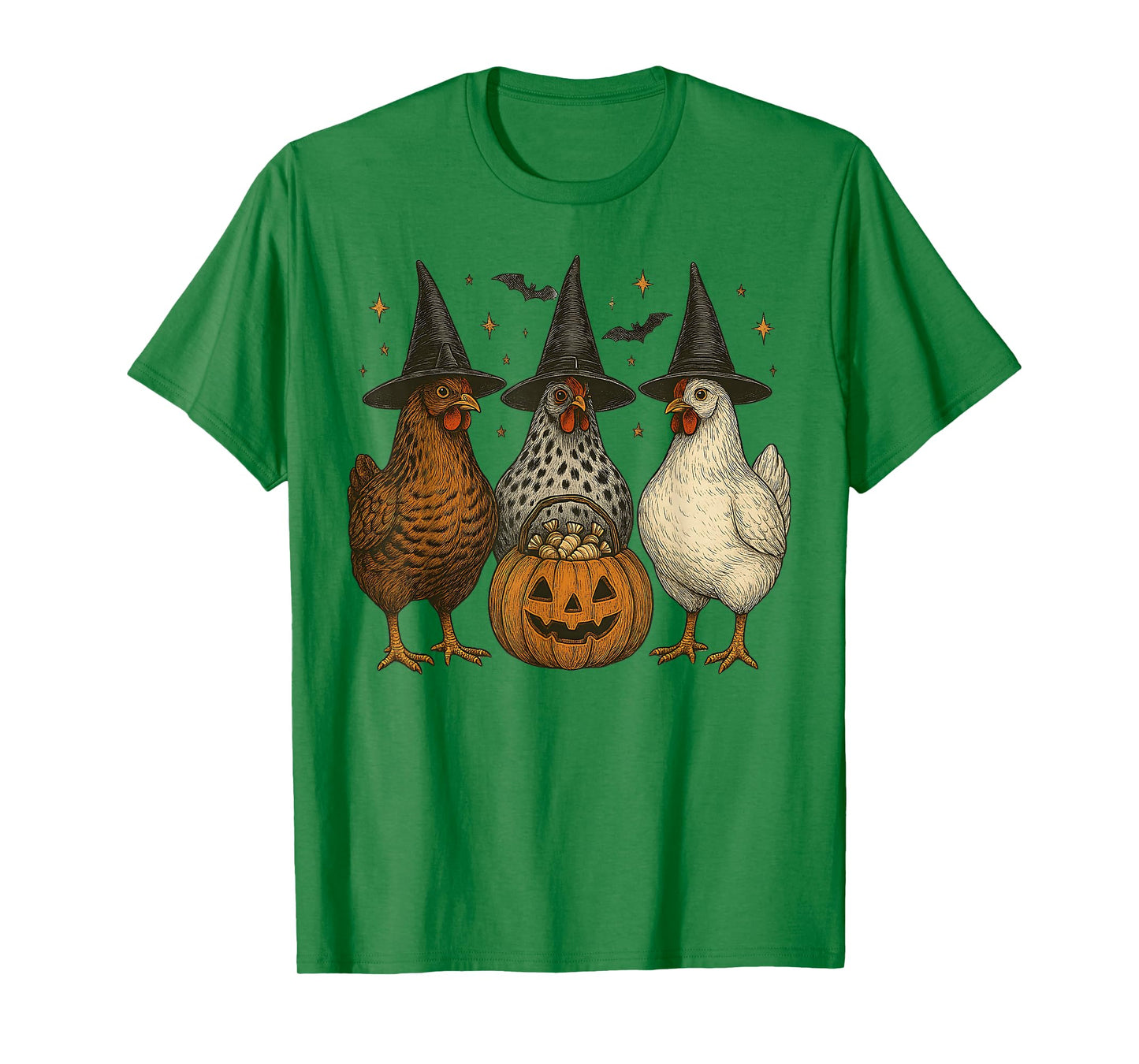 Chickens Spooky Halloween Costumes Vintage for Men Women Kid T-Shirt