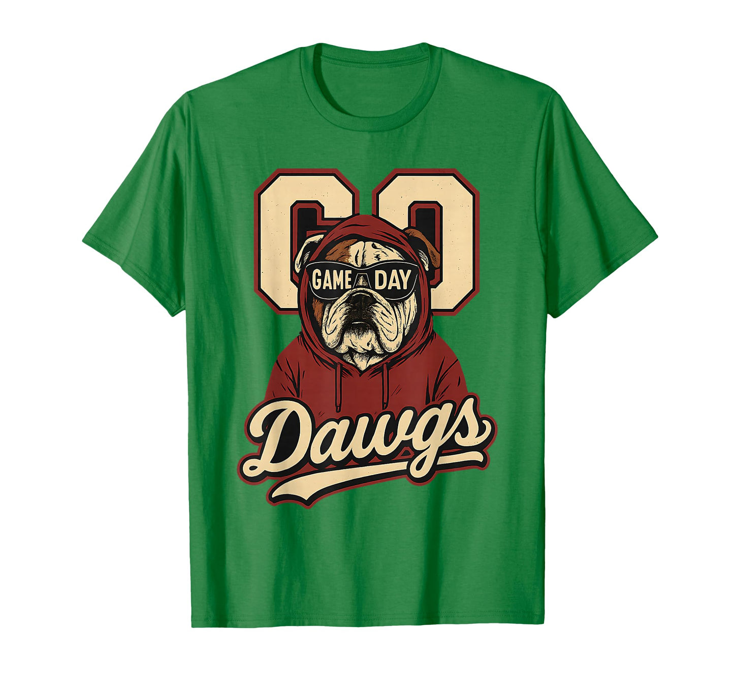 Bulldogs Graphic Go Dawg Men Women Kid Boy Girl T-Shirt