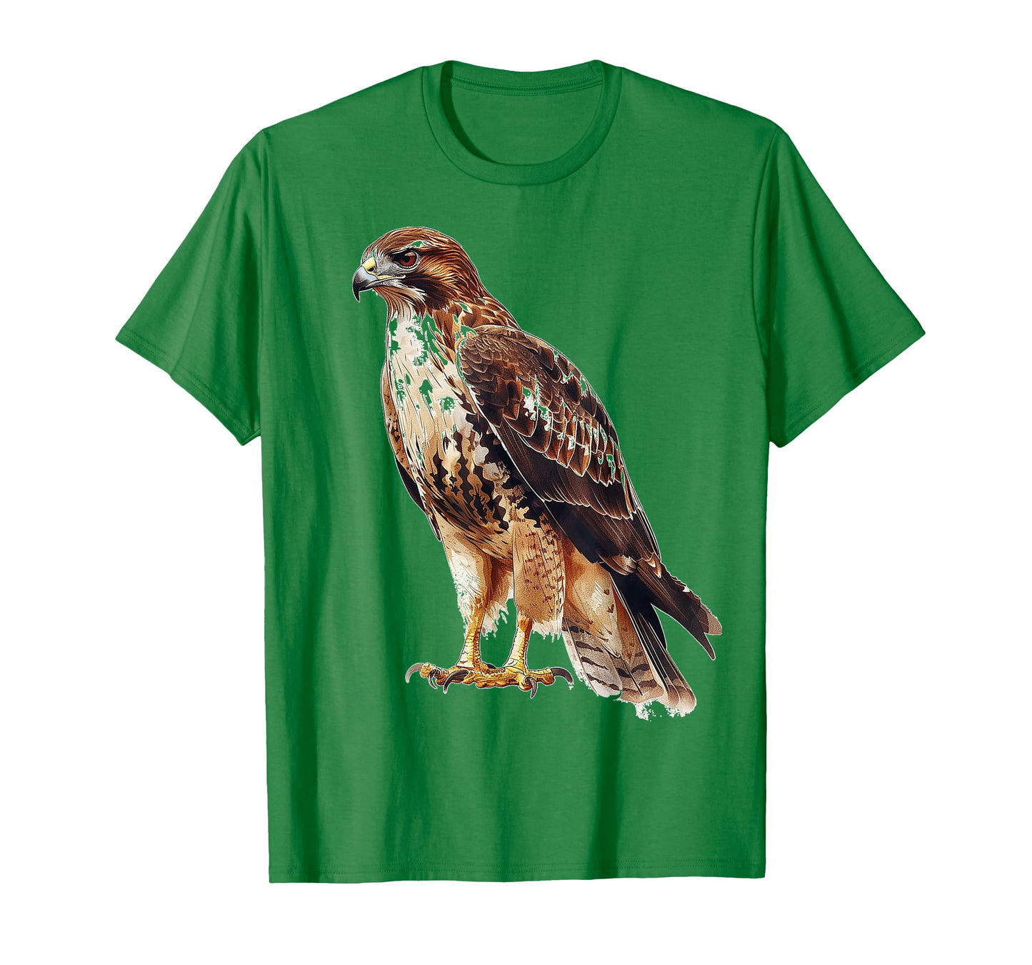 Hawk Bird Motif Artwork Hawk T-Shirt