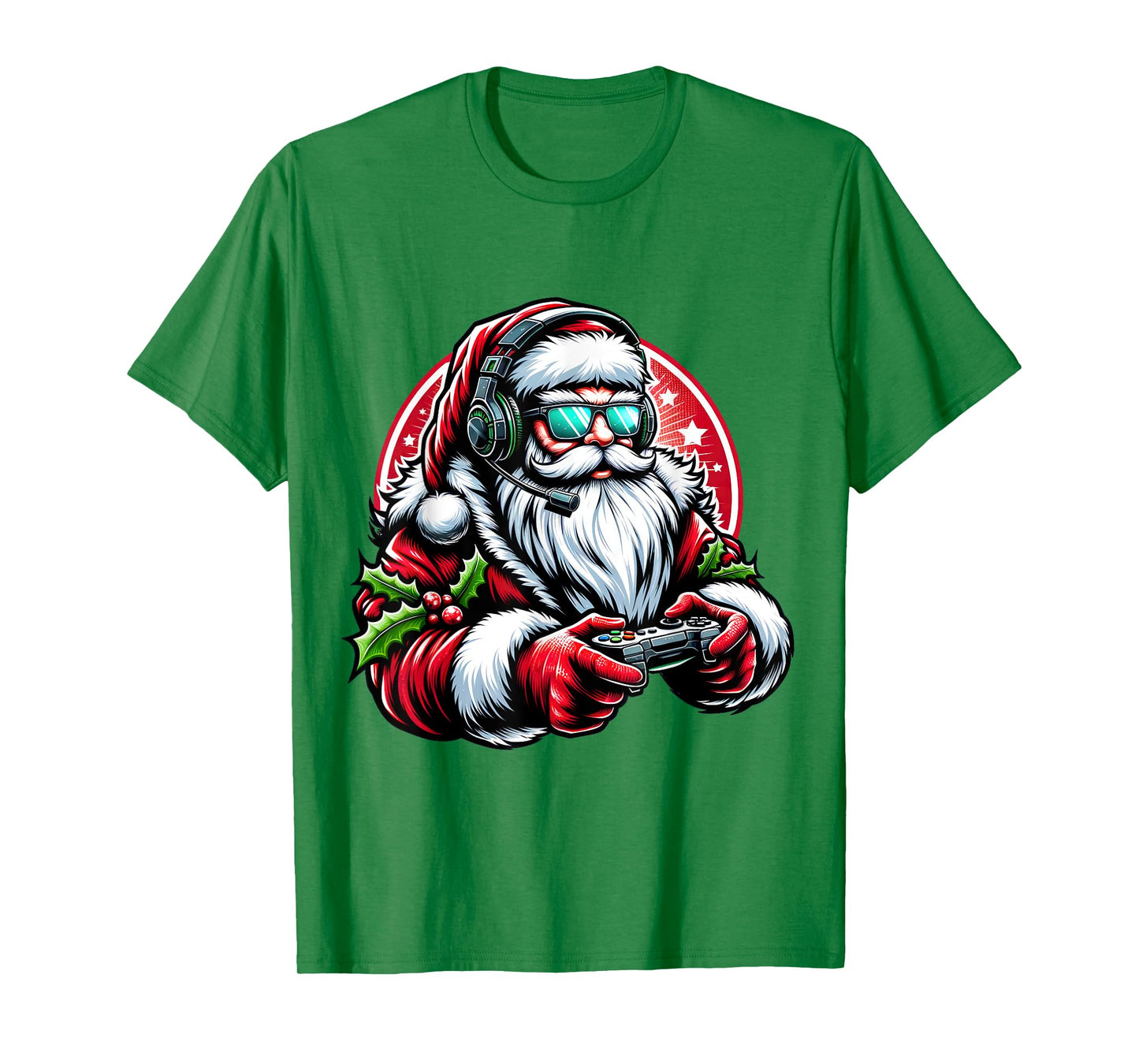 Christmas Gamer Boys Video Game Santa Xmas T-Shirt