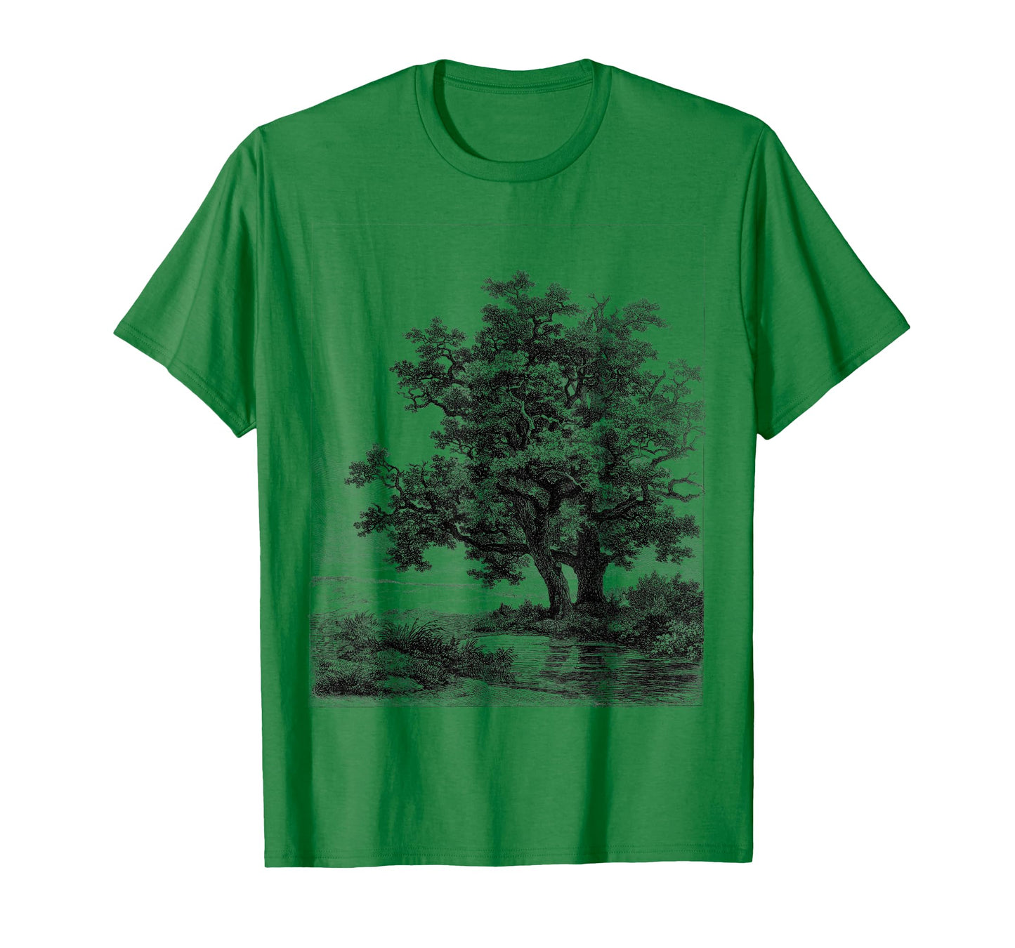 Vintage Eiche Natural Oak Tree Woodsman T-Shirt