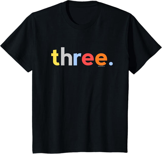 3rd Birthday Shirt Boy 3 Three Year Old | Age 3 Party Ideas T-Shirt