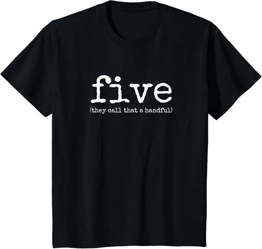 Kids 5th Birthday Shirt for Boys - Gift for 5 Year Old Kids T-Shirt