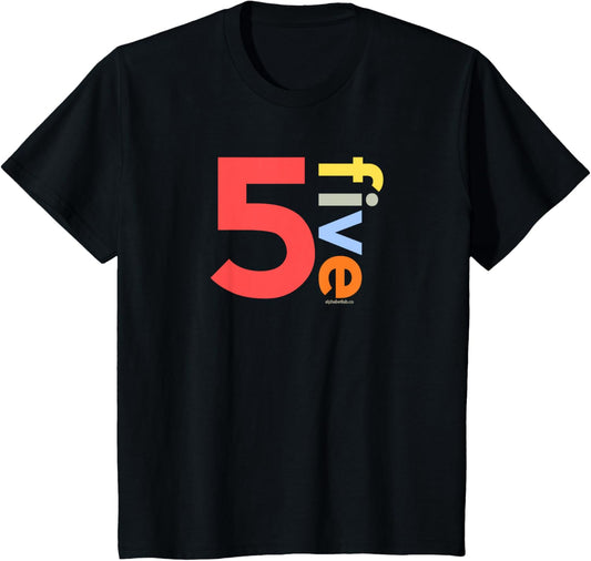 5th Birthday Shirt Boy 5 | Age 5 Five Year Old Party Ideas T-Shirt