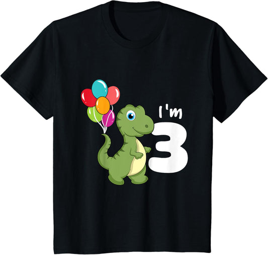 I 'm 3 years old dino 3rd birthday dinosaur T-Shirt