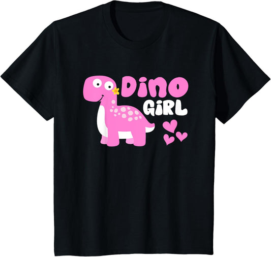Dinosaur Cute Kids Dino Girl T-Shirt