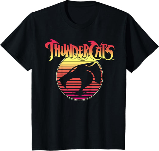 Kids ThunderCats Neon Gradient Logo T-Shirt