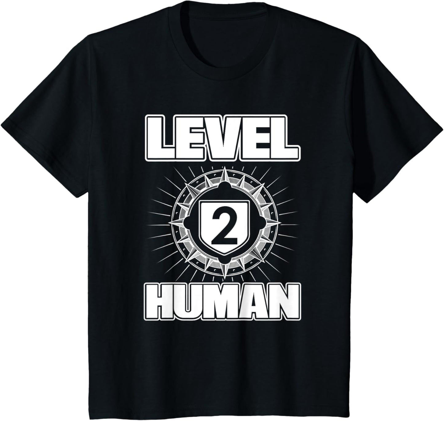 Birthday Level 2 Human 2nd Birthday T-Shirt