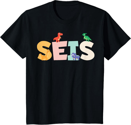 Kids Boys 6th Birthday Seis Kids Dinosaur Funny Spanish T-Shirt