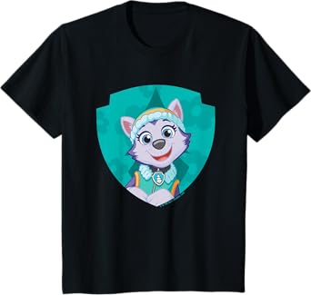 PAW Patrol Everest Big Chest Shield Emblem T-Shirt