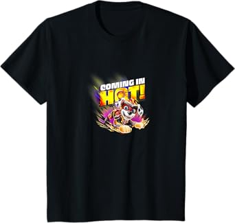 Kids PAW Patrol: The Mighty Movie Marshall Coming In Hot! T-Shirt