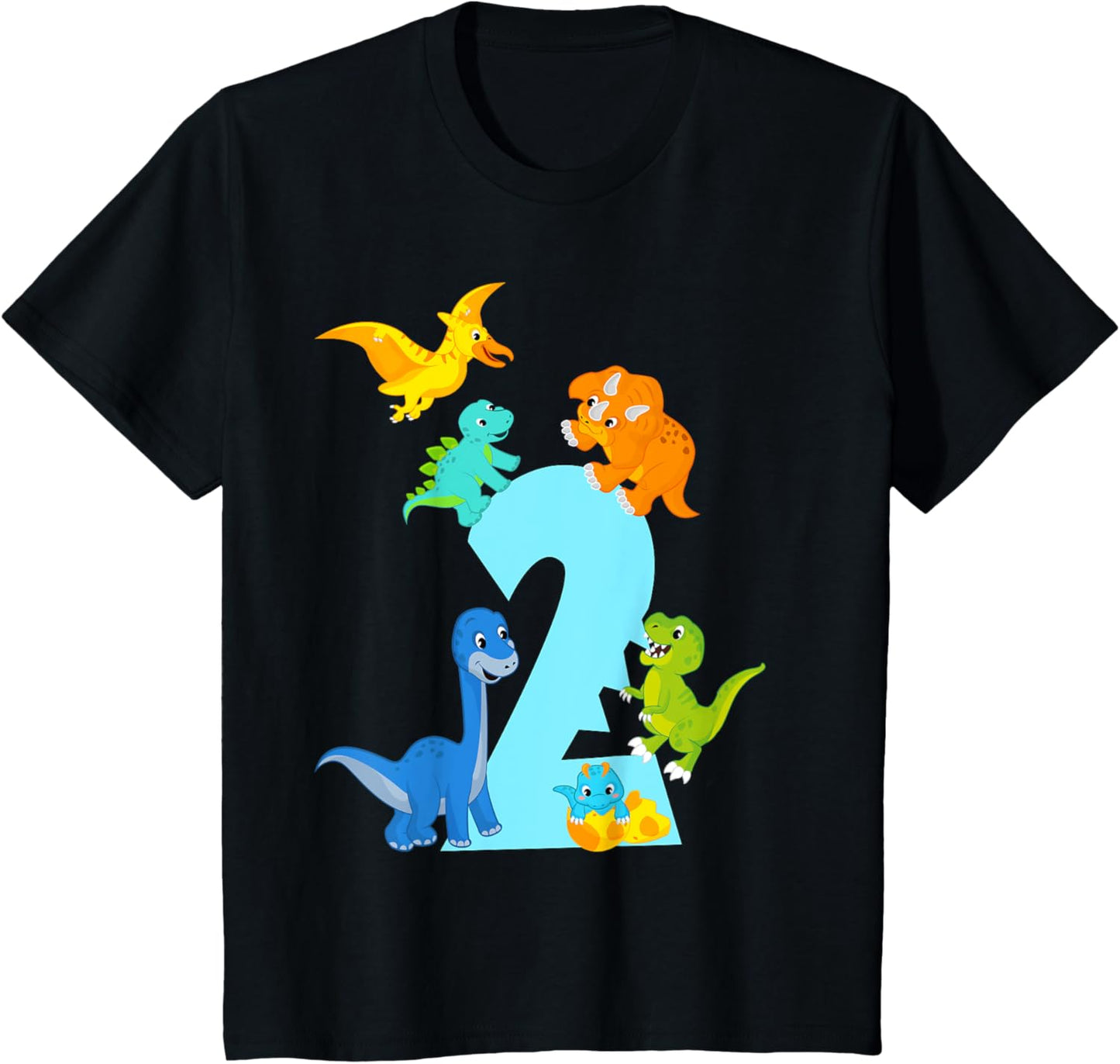 2 years old Dinosaur toys Dino Slogan 2nd birthday boy T-Shirt