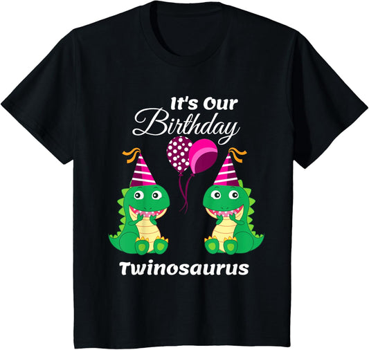 Funny Twin Sisters Birthday, Toddler 1st 2nd 3rd 4th 5th T-Shirt