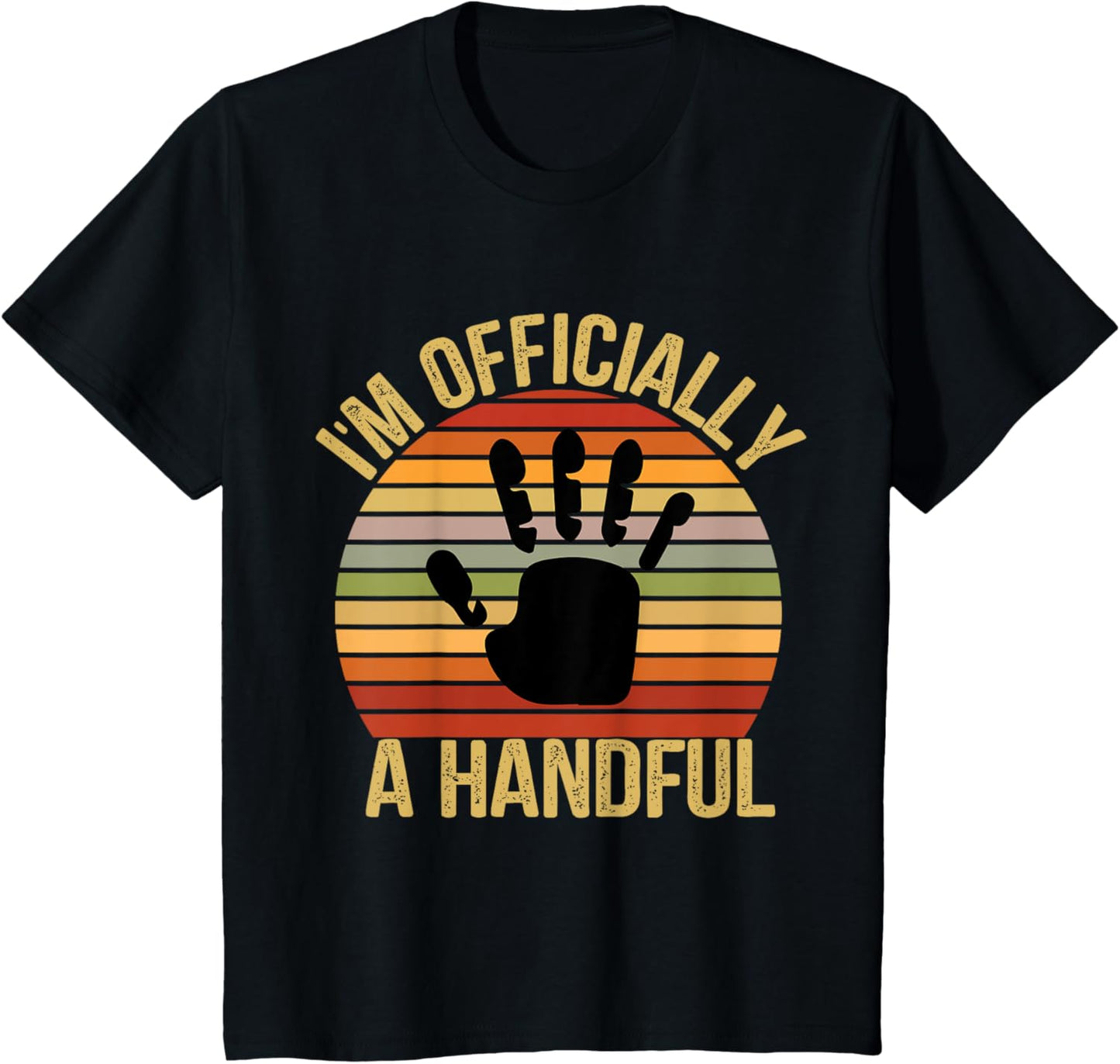 I'm Officially A Handful Five Cute 5th Birthday birthday boy T-Shirt