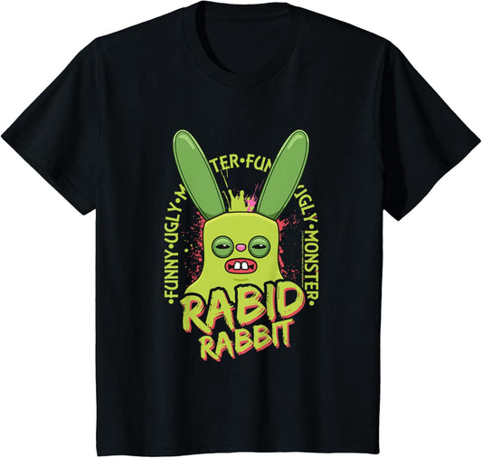 Kids Fuggler Rabid Rabbit Originals Funny Ugly Monster Kids T-Shirt