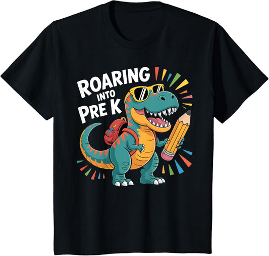 Dinosaur PreK Back to School Design T-Shirt