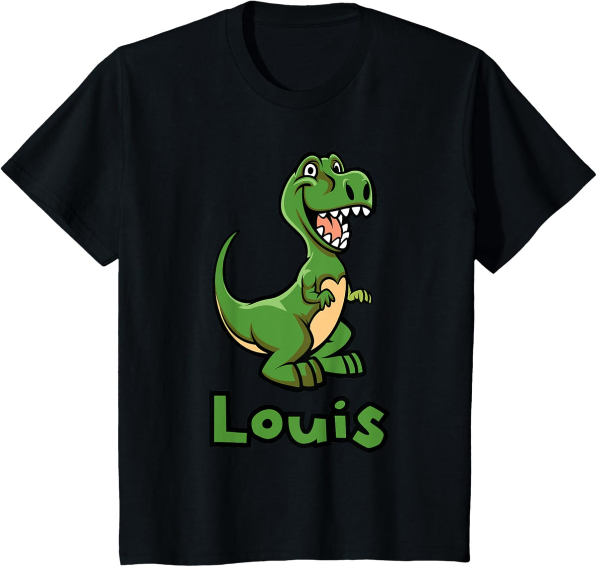 Kids Dino Dinosaur Name Louis Boys Gift T-Shirt