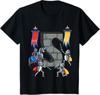 Medieval Knights Middle Ages History Castle 5th Birthday T-Shirt