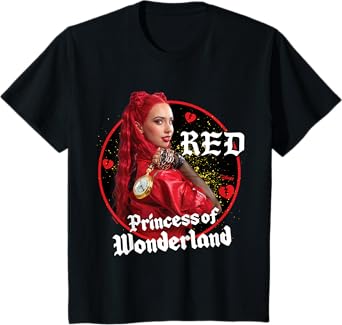 Descendants 4 - Red Princess Of Wonderland Broken Hearts T-Shirt