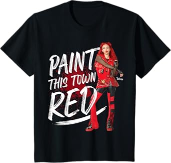 Descendants 4 - The Rise Of Red Paint This Town T-Shirt