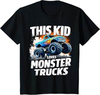 This Kid Loves Monster Trucks T-Shirt