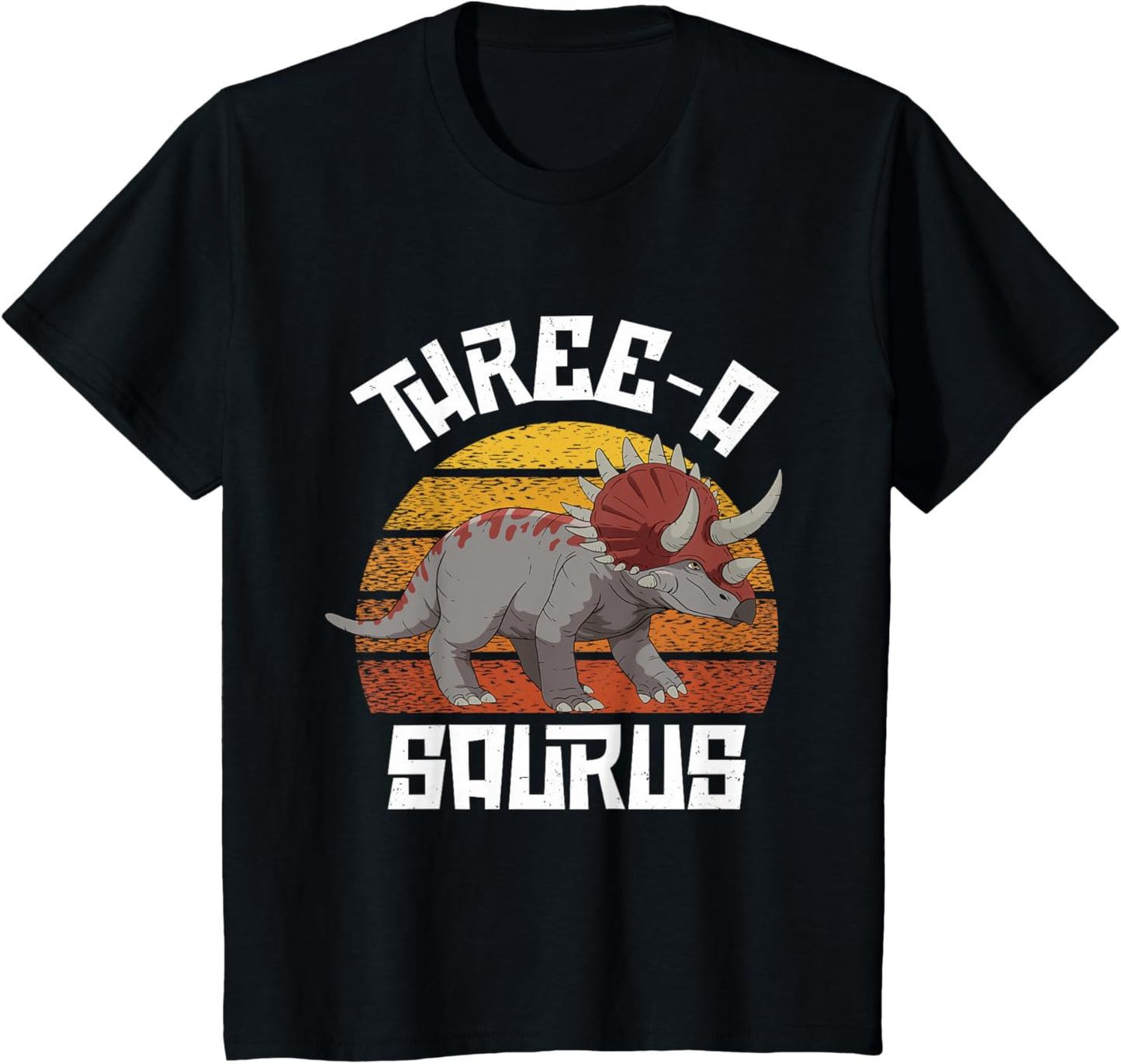 3 Year Old Triceratops Dinosaur Kids 3rd Birthday T-Shirt