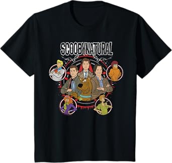 Kids Scooby-Doo Scoobynatural Mash Up Group Shot Poster T-Shirt