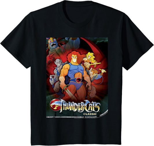 Kids ThunderCats Classic Group Shot Poster T-Shirt