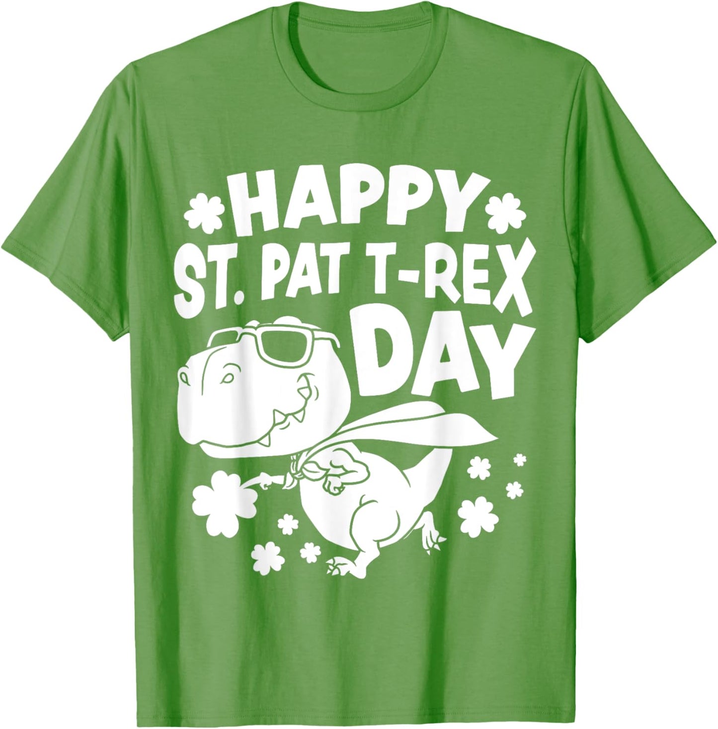 Happy St Pat TRex Day Dino St Patricks Dinosaur Toddler Boys T-Shirt