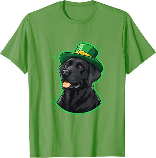 Black Lab Leprechaun - Cute St. Patrick's Day T-Shirt