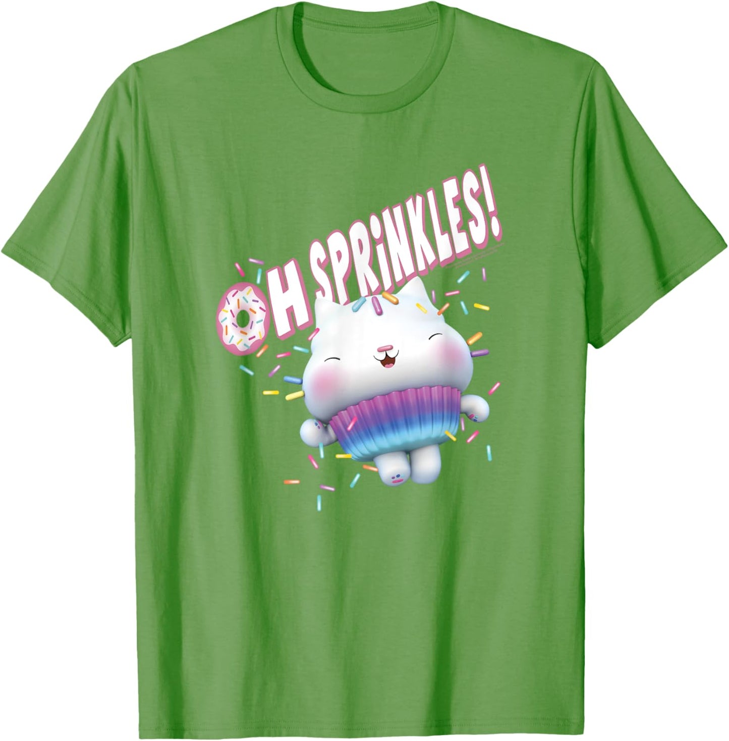 Gabby's Dollhouse Cakey Cat Oh Sprinkles! T-Shirt
