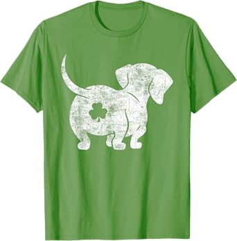 St. Patricks Day Dachshund Wiener Dog Gifts T-Shirt for Men Women