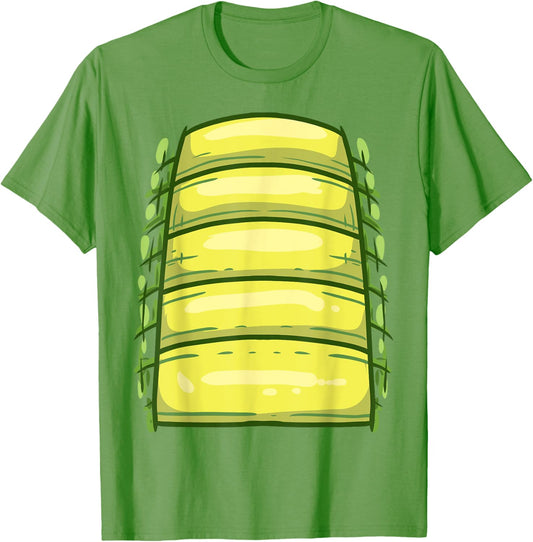 Crocodile Alligator Costume 2-sided Belly and Tail Halloween T-Shirt