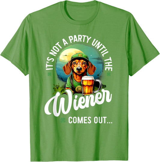 Dachshund Irish Beer Wiener Dog St. Patrick's Day T-Shirt