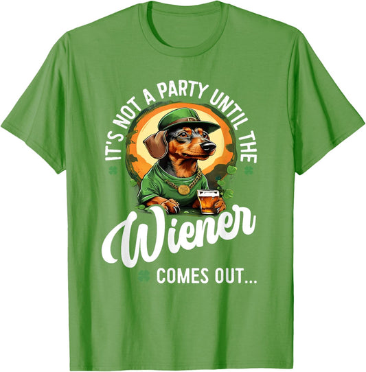 Dachshund Irish Beer Wiener Dog St. Patrick's Day T-Shirt