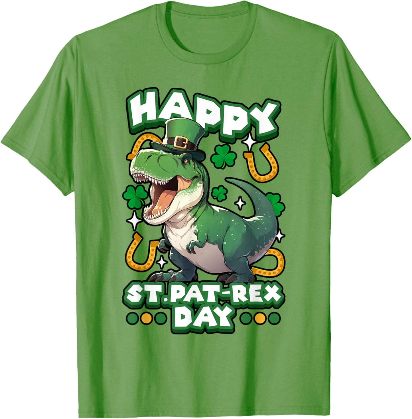 Happy St Pat-Rex Day Trex St Patricks Day Dinosaur Boys T-Shirt
