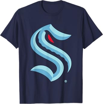 Seattle Kraken Icon Navy Officially Licensed T-Shirt