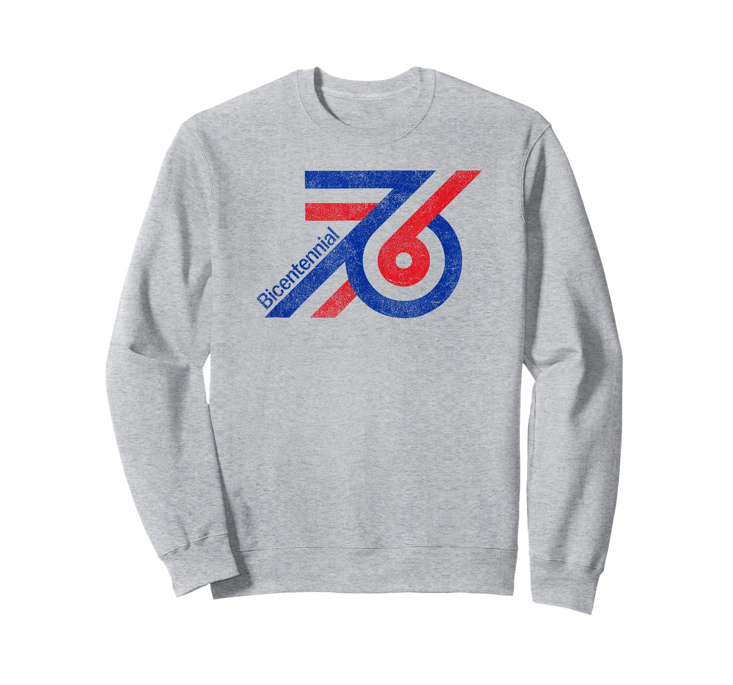 Bicentennial '76 Tee Patriotic Mens Womens Throwback USA T-Shirt - Sweatshirt | Ash