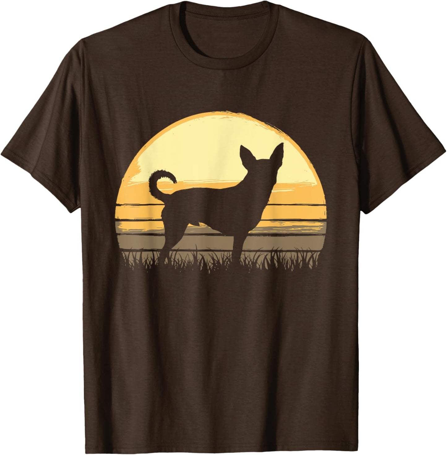 Retro Chihuahua Dog Mom Dad Vintage Pet Lover T-Shirt