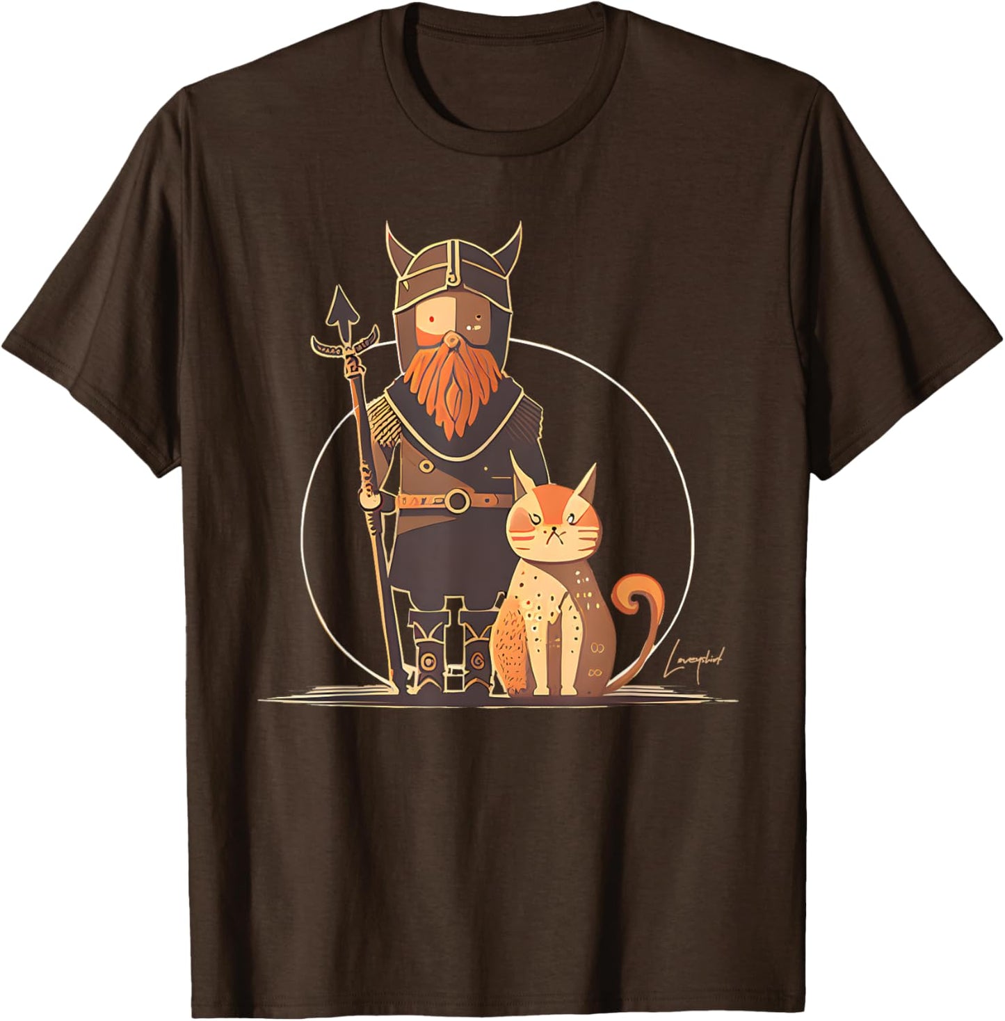 Nordic Duo - Cat and Vikings fans T-Shirt