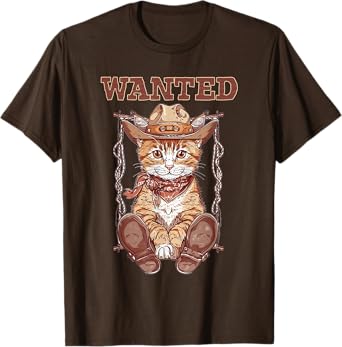 Meowdy Cat Cowboy Cat Country Western For Cat Owner T-Shirt