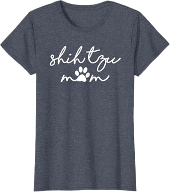 Shih Tzu Dog Mom Women T-Shirt