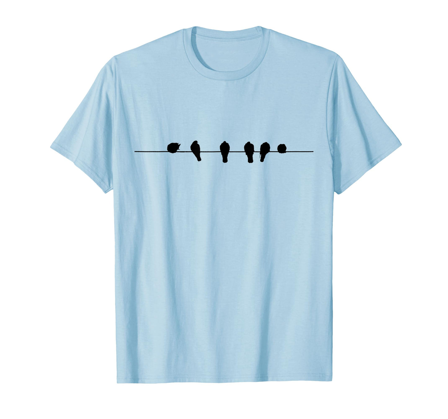 Little Birds On The Cable Wire T-Shirt T-Shirt