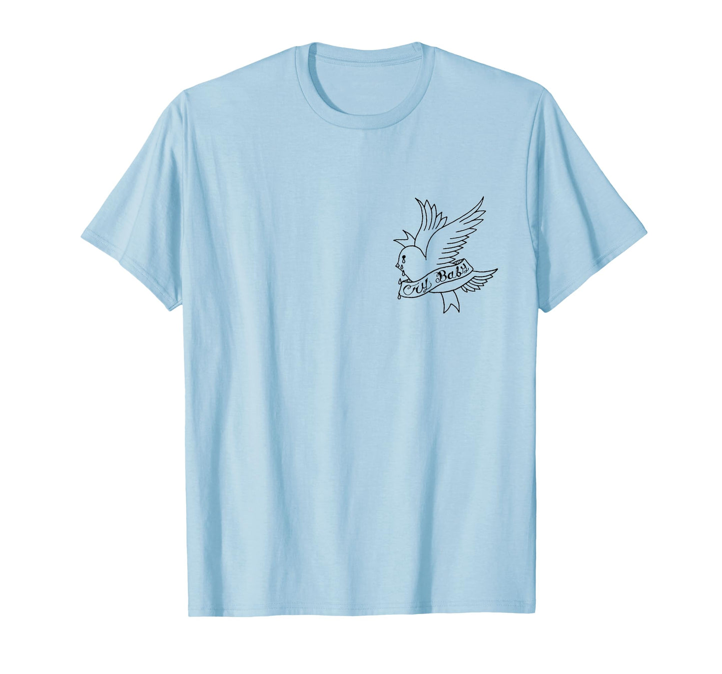 Cry Baby Aesthetic Tattoo Crybaby Bird T-Shirt