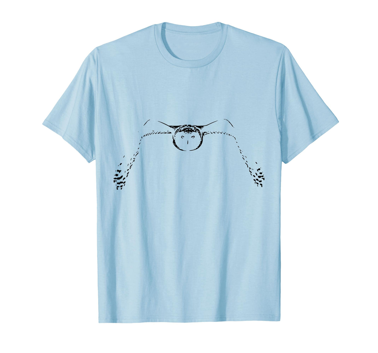 Minimalist Snowy Owl Tshirt T-Shirt